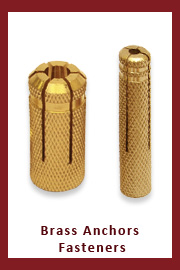 Brass anchors fasteners