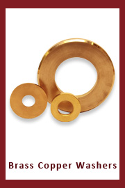 Brass copper washers
