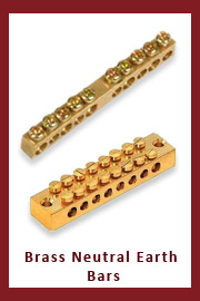 Brass neutral earth bars
