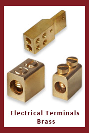 Electrical terminals brass